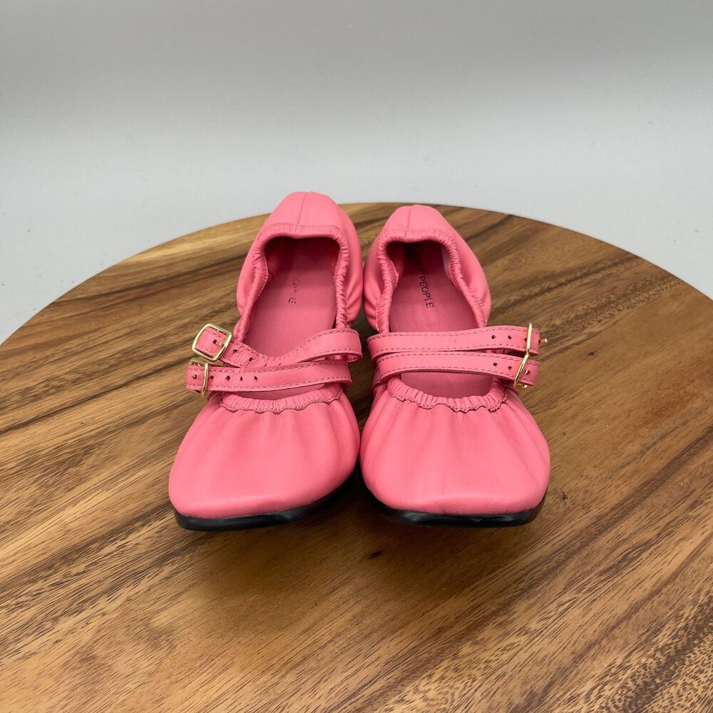 Free People Gemini Ballet Flats Womens Size 8 Pink Casual Comfort Slip On Shoes - Picture 2 of 9